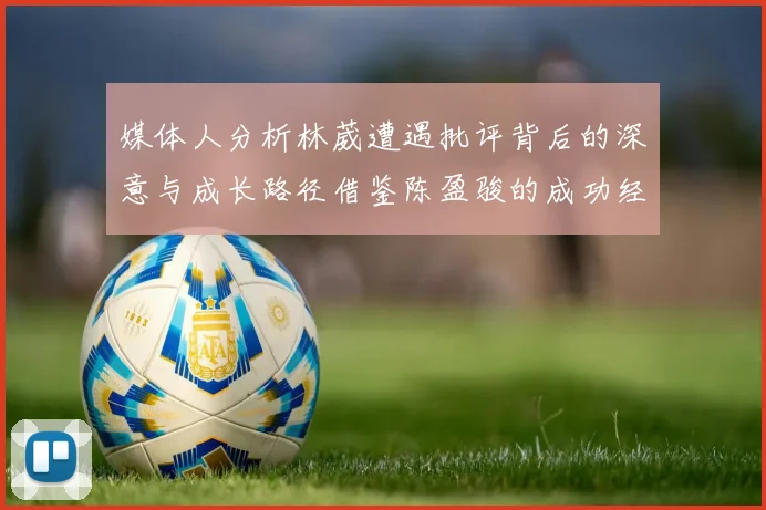 媒体人分析林葳遭遇批评背后的深意与成长路径借鉴陈盈骏的成功经验